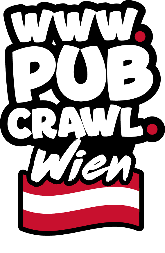 Pub Crawl Wien by Mad Party Crew logo on black background
